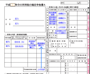 申告書記入例